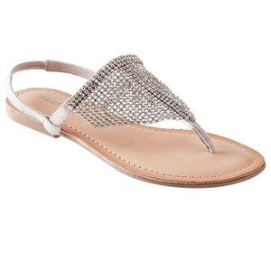 Madden Girl Saandie Split Toe Slingback Sandals Taupe Fab Women's 7.5